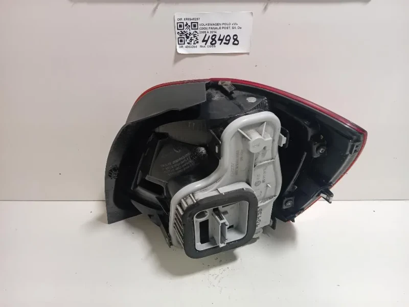 Fanale POST SX 6R0945257 Volkswagen POLO VI 2009