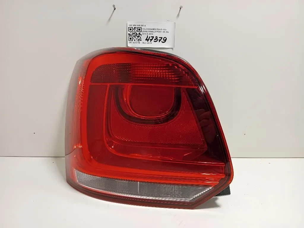 Fanale POST SX 6R0 945 257 A Volkswagen POLO VI 2009