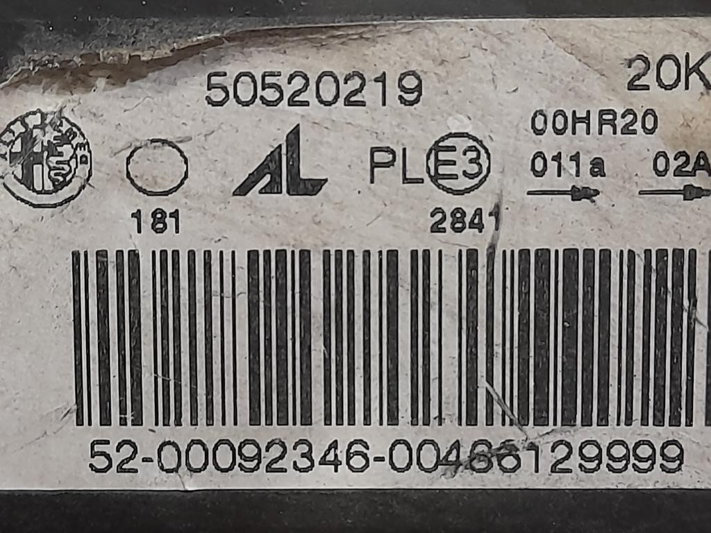 Proiettore ANT SX PROIETTORE FARO ANTERIORE 50520219 Alfa Romeo Giulietta 2013