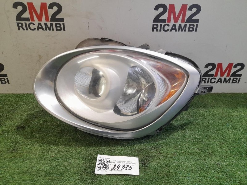 Proiettore ANT SX 89101887 Alfa Romeo MITO 2011