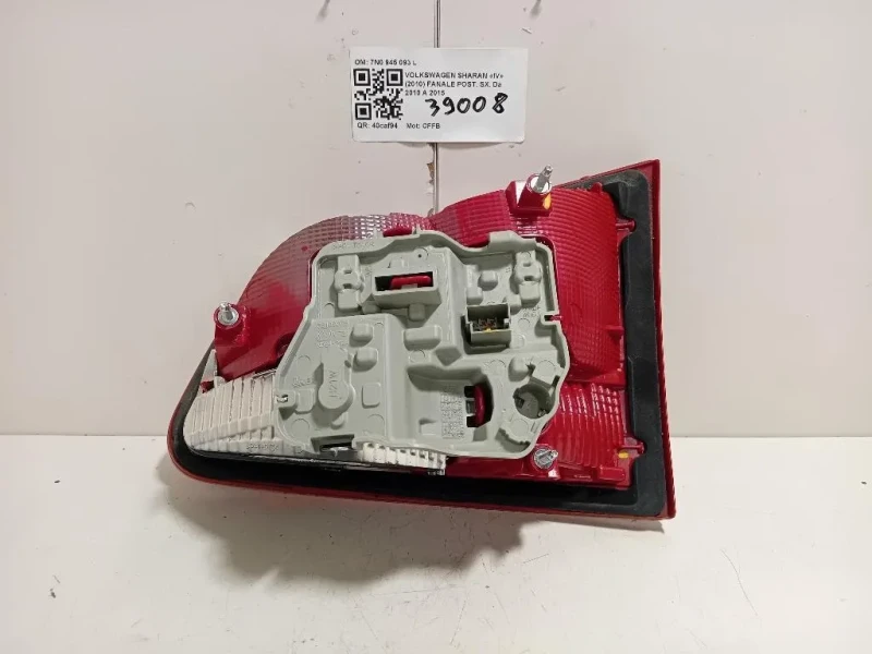 Fanale POST SX 7N0 945 093 L Volkswagen Sharan IV 2010