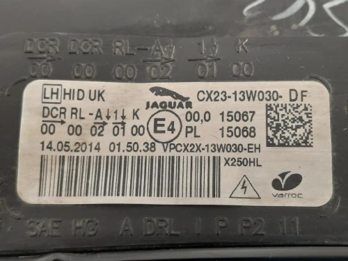 Proiettore ANT SX C2Z31447 Jaguar XF I 2011