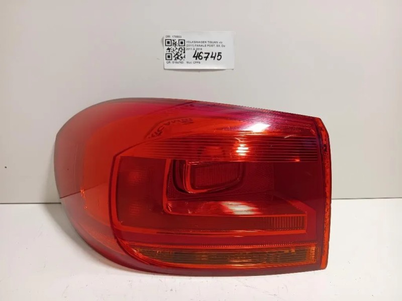 Fanale POST SX 178933 Volkswagen Tiguan I 2011