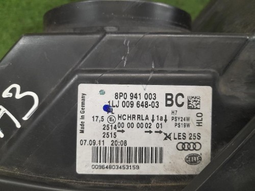 Proiettore ANT SX 8P0941003BC Audi A3 8PA Sportback 2008