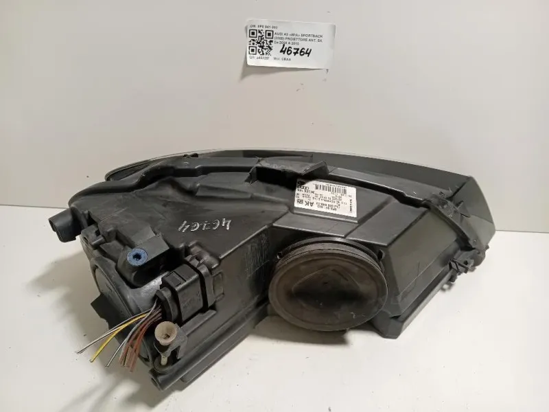Proiettore ANT SX 8P0 941 003 Audi A3 8PA Sportback 2008
