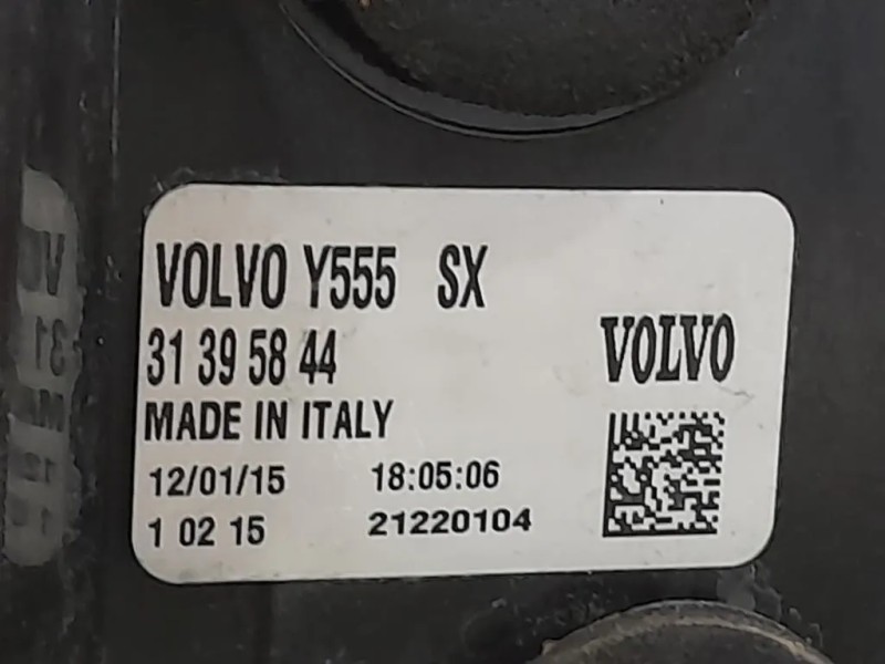 Fanale POST SX 31395844 Volvo V40 II 2012