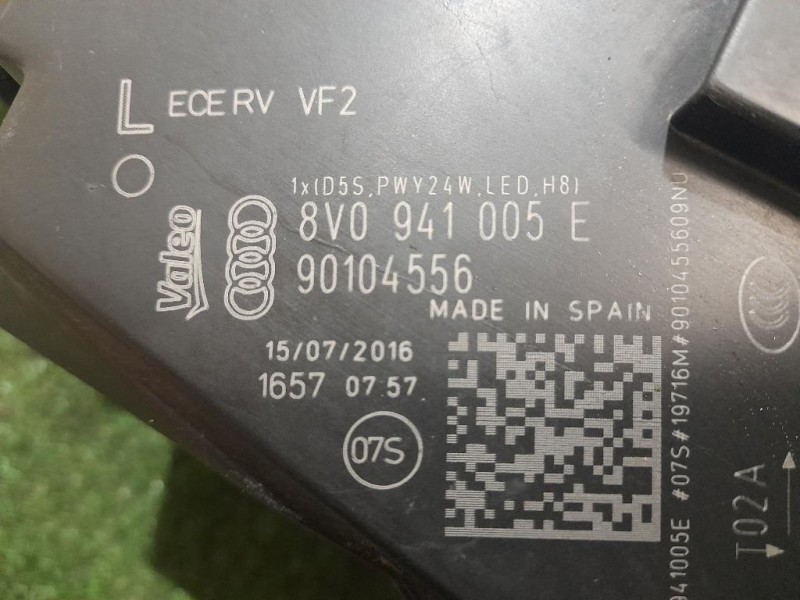 Proiettore ANT SX 8V0941005E Audi A3 8VK 2016