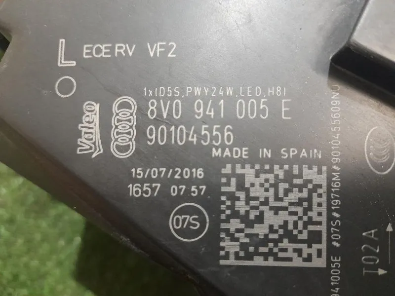 Proiettore ANT SX 8V0941005E Audi A3 8VK 2016