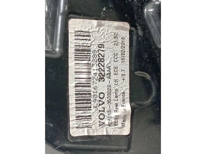 Fanale POST SX 32228279 GUARDARE FOTO CREPA Volvo XC90 II 2015