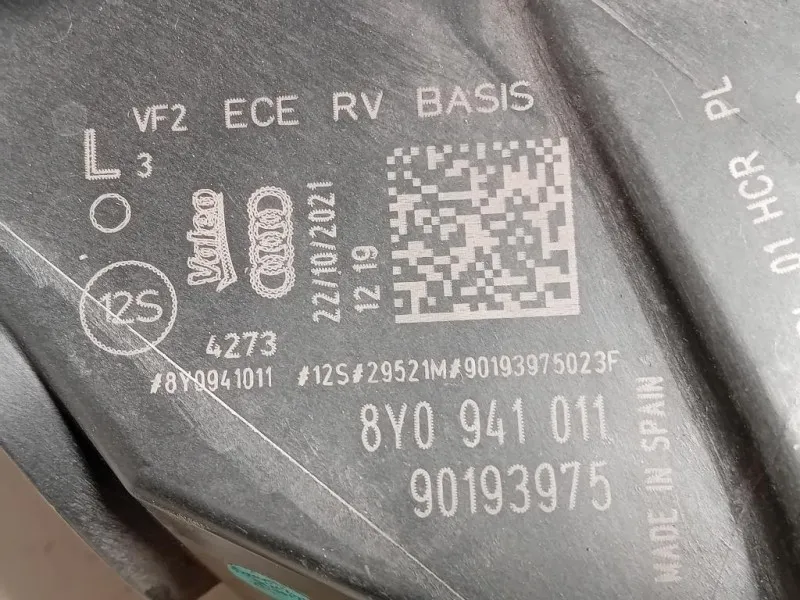 Proiettore ANT SX 8Y0941011 Audi A3 8YA Sportback 2019