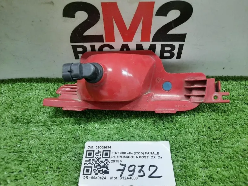 Fanale Retromarcia POST DX 52008634 Fiat 500 II 2015