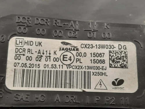 Proiettore ANT SX CX23-13W030-DG Jaguar XF II 2015