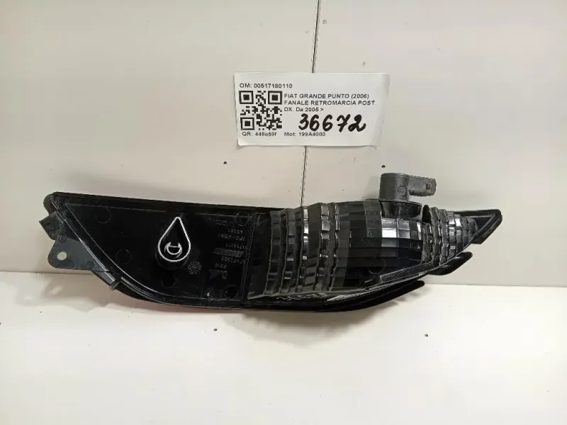 Fanale Retromarcia POST DX 00517180110 Fiat Grande Punto 2006