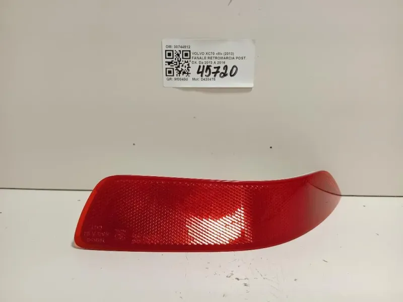 Fanale Retromarcia POST DX 30744512 Volvo XC70 III 2013