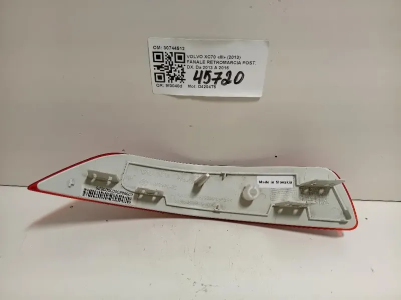 Fanale Retromarcia POST DX 30744512 Volvo XC70 III 2013