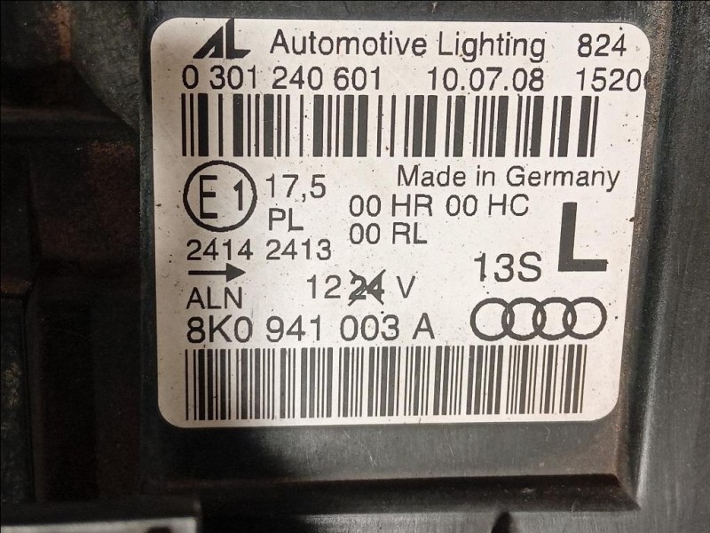 Proiettore ANT SX 8K0941003A Audi A4 8K2 2008