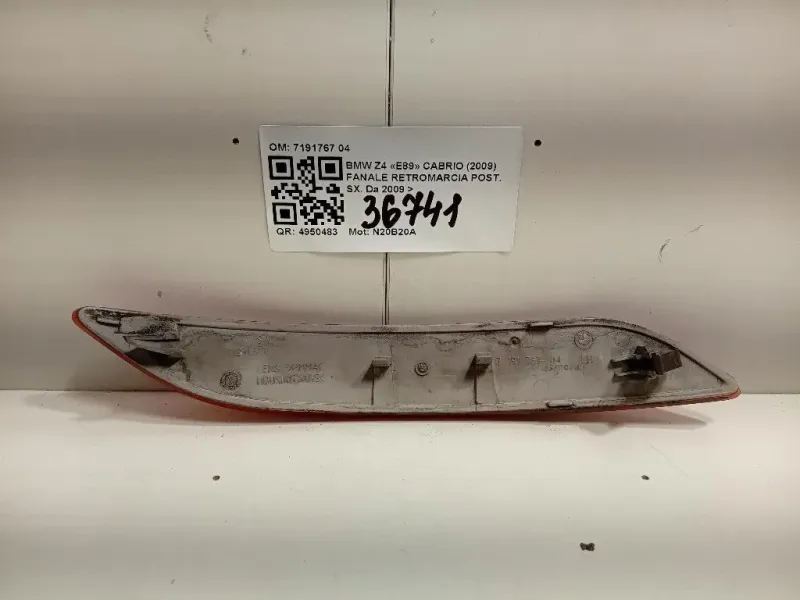 Fanale Retromarcia POST SX 7191767 Bmw Z4 E89 Cabrio 2009