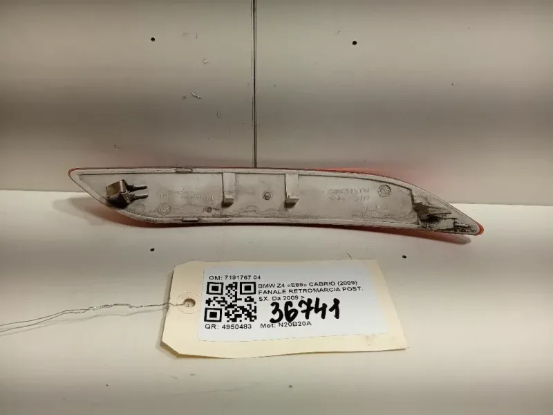 Fanale Retromarcia POST SX 7191767 Bmw Z4 E89 Cabrio 2009