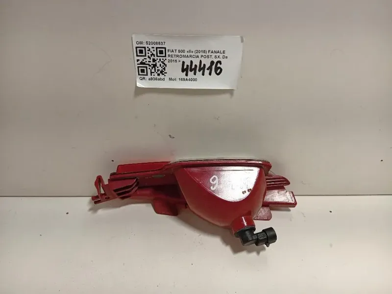 Fanale Retromarcia POST SX 52008637 Fiat 500 II 2015