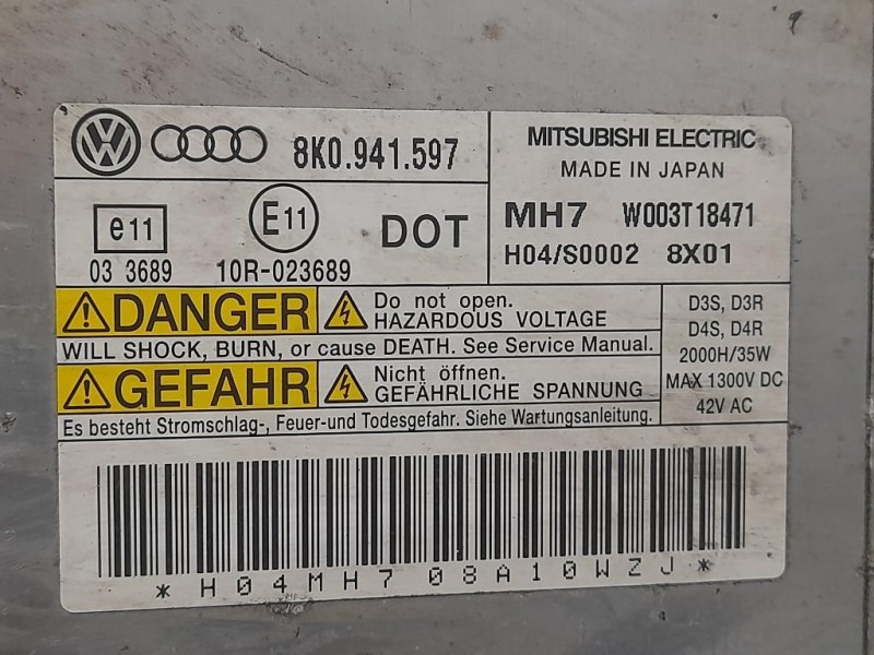 Proiettore ANT SX 8K0941003D Audi A4 8K2 2008