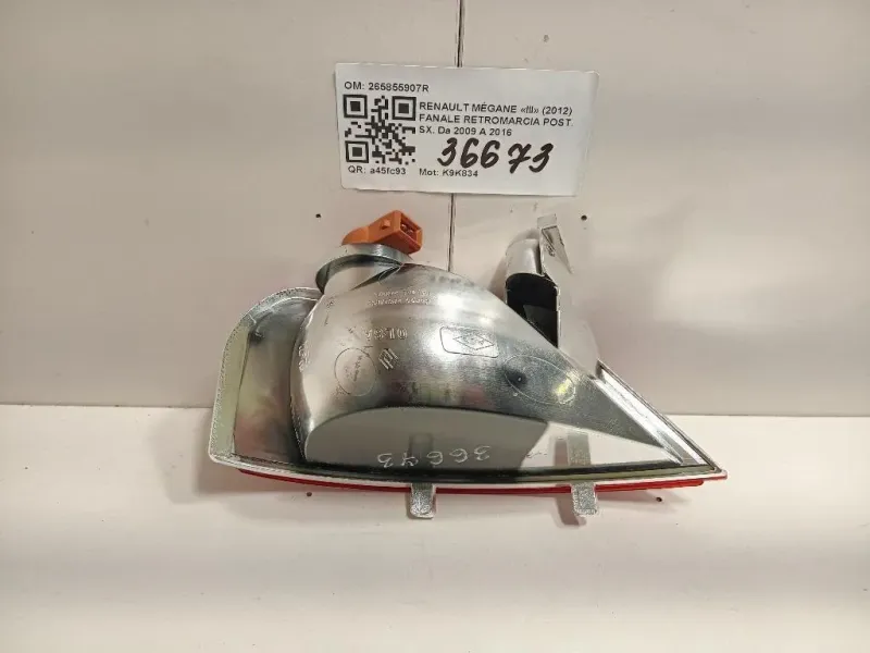 Fanale Retromarcia POST SX 265855907R Renault Mégane IV 2016