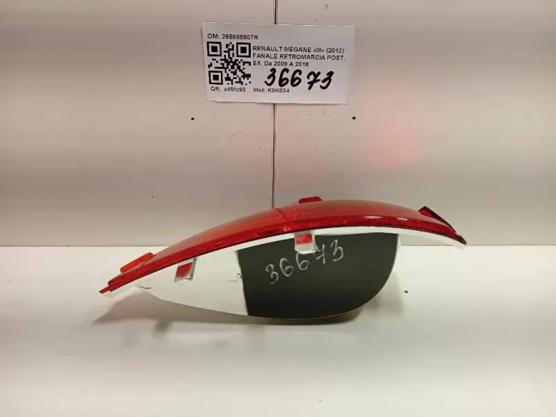 Fanale Retromarcia POST SX 265855907R Renault Mégane IV 2016