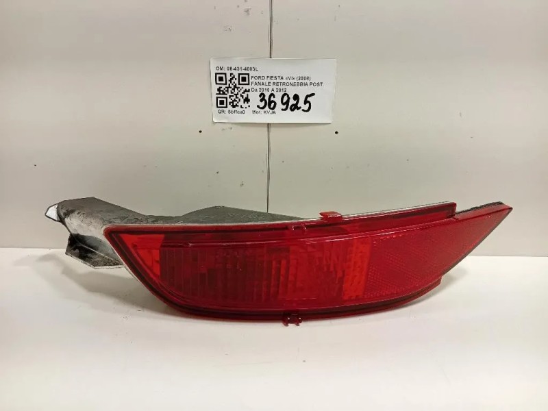 Fanale Retronebbia POST 08-431-4003L Ford Fiesta VI 2008