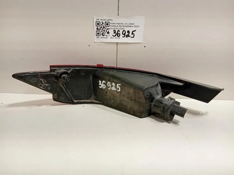 Fanale Retronebbia POST 08-431-4003L Ford Fiesta VI 2008