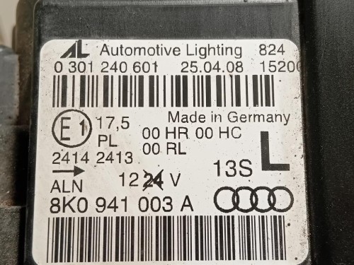 Proiettore ANT SX 8K0 941 003 A Audi A4 8K2 2012