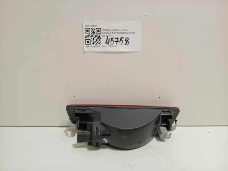 Fanale Retronebbia POST 26580 Nissan JUKE I 2014