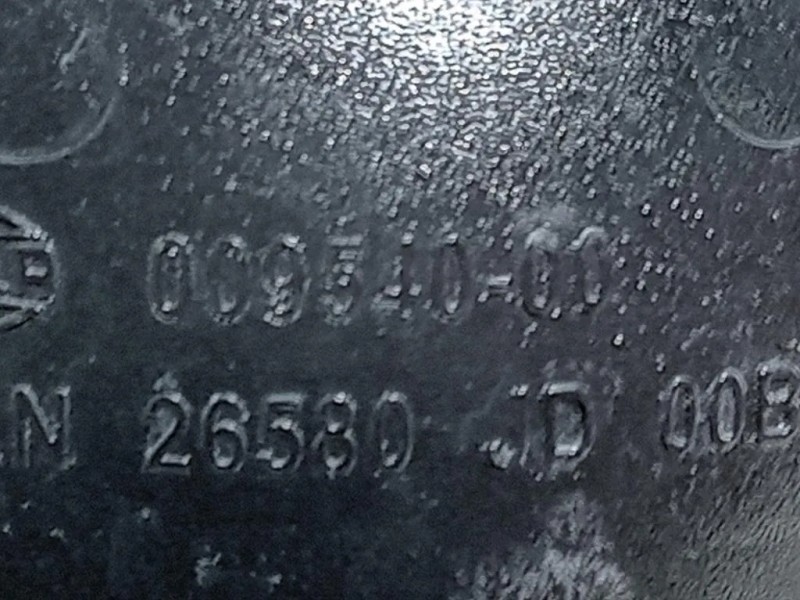 Fanale Retronebbia POST 26580 Nissan JUKE I 2014