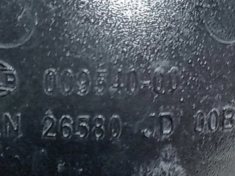 Fanale Retronebbia POST 26580 Nissan JUKE I 2014