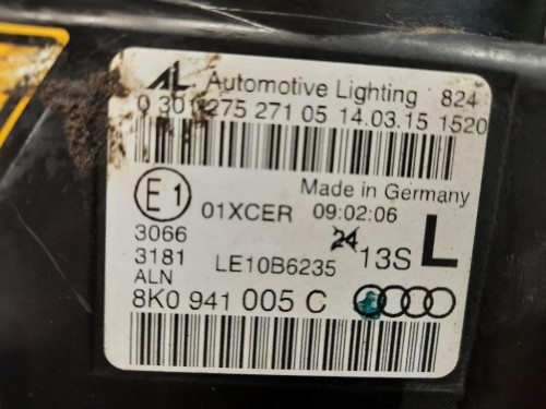 Proiettore ANT SX 8K0941005C Audi A4 8K2 2012