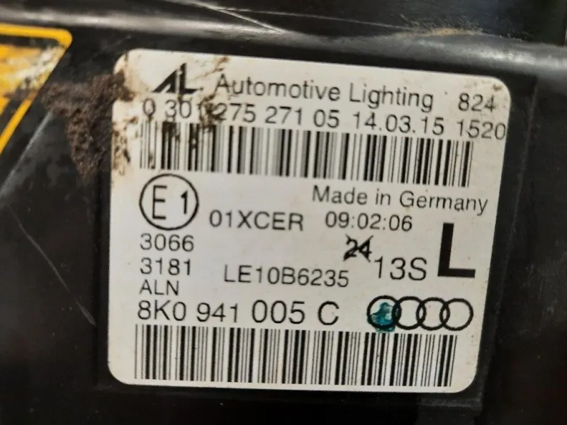 Proiettore ANT SX 8K0941005C Audi A4 8K2 2012