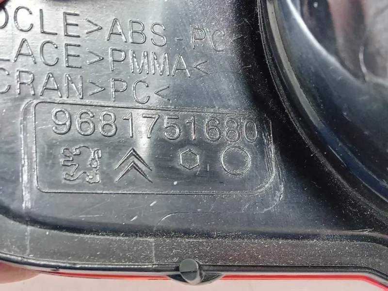 Fanale Retronebbia POST DX 89076579 6351HK Citroen C3 Picasso 2013