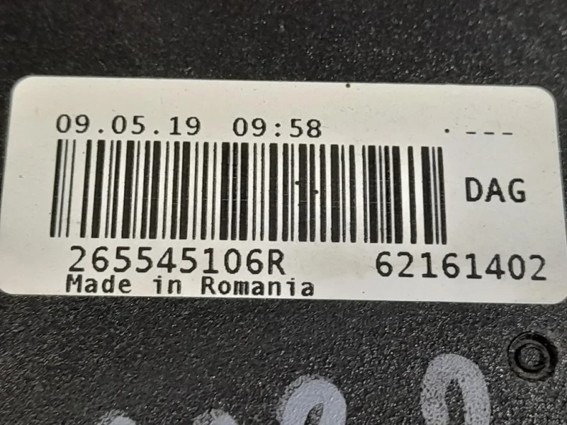 Fanale Retronebbia POST DX 265545106R Dacia Duster I 2014