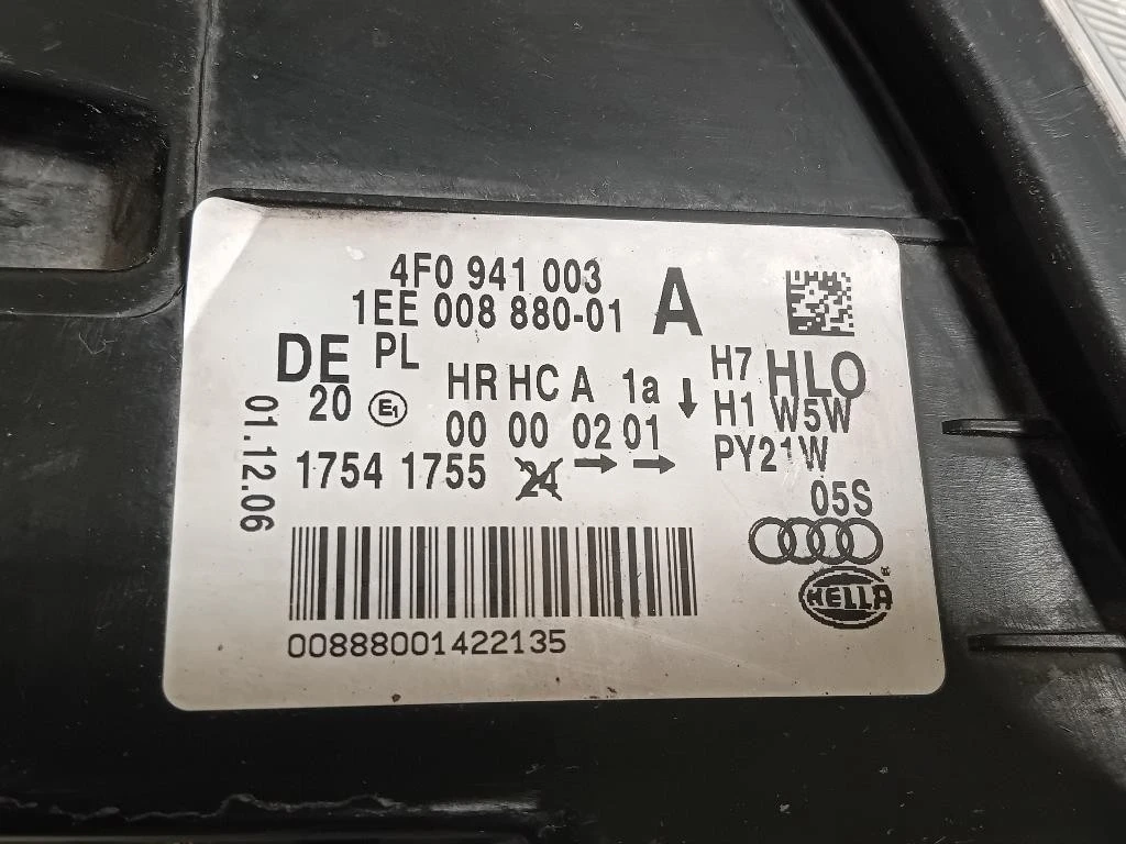 Proiettore ANT SX 4F0 941 003 Audi A6 4F2 2008