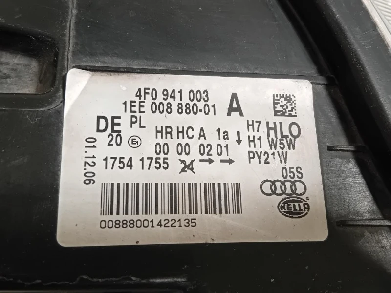 Proiettore ANT SX 4F0 941 003 Audi A6 4F2 2008