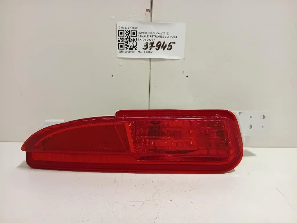Fanale Retronebbia POST SX 236-17602 Honda CR-V V 2018