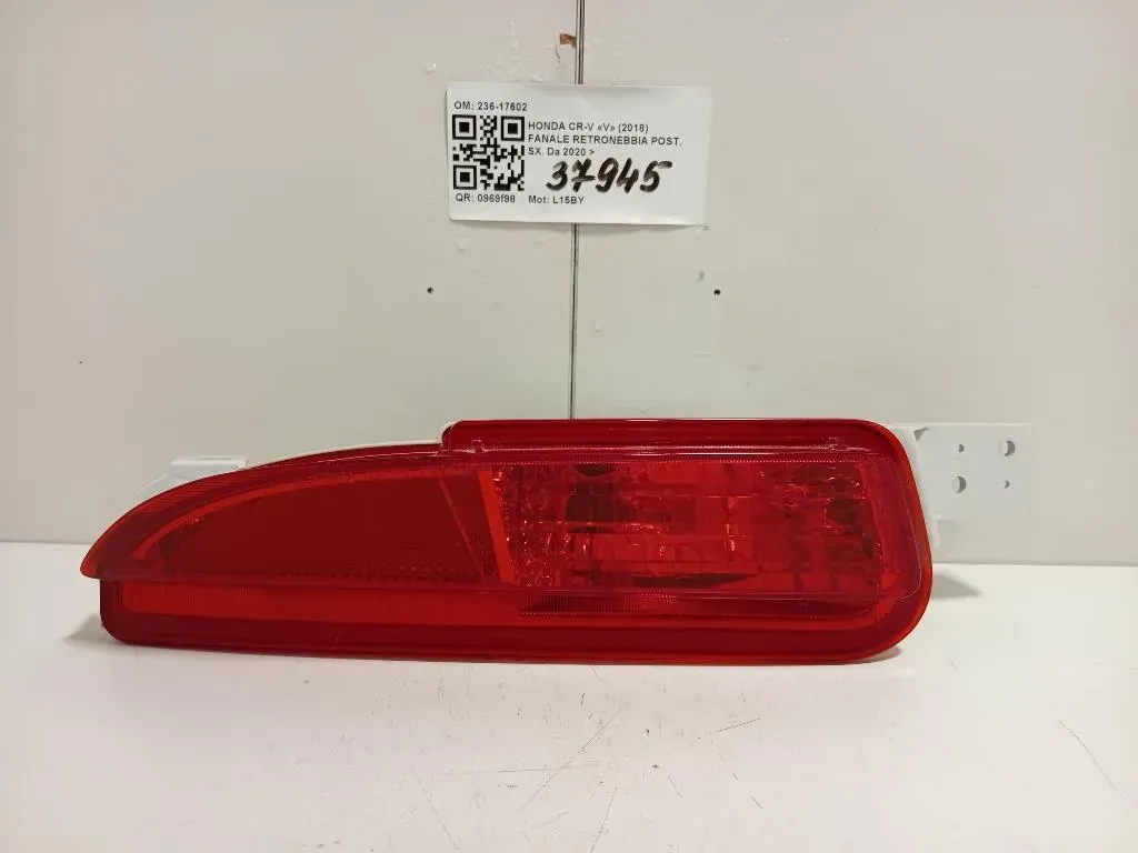 Fanale Retronebbia POST SX 236-17602 Honda CR-V V 2018