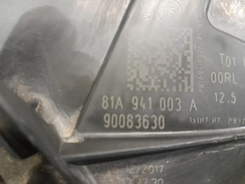 Proiettore ANT SX 81A941003A Audi Q2 GAB 2016