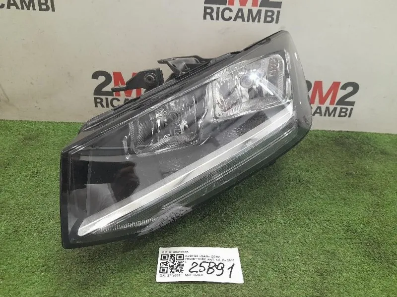 Proiettore ANT SX 81A941003A Audi Q2 GAB 2016