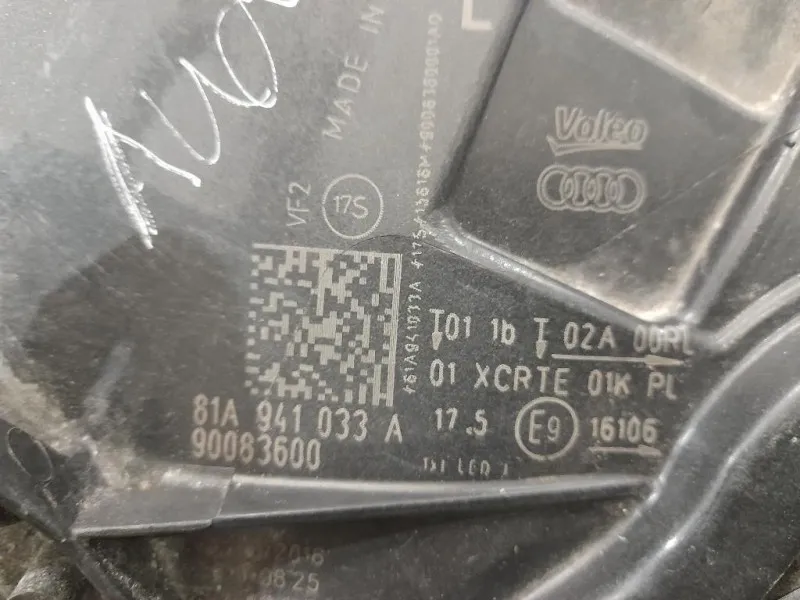 Proiettore ANT SX 81A941033A Audi Q2 GAB 2016