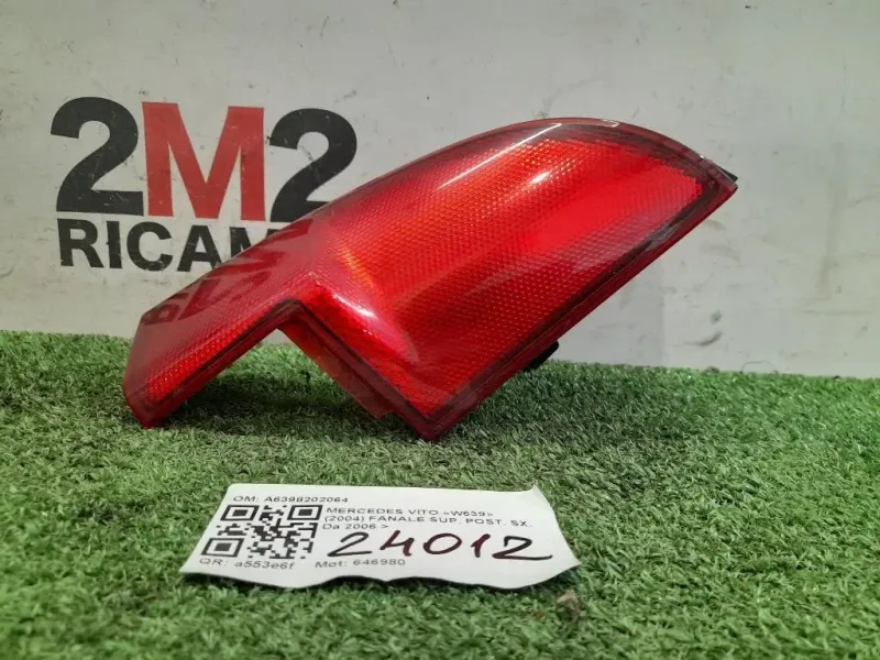 Fanale SUP POST SX A6398200764 Mercedes VITO W639 2004