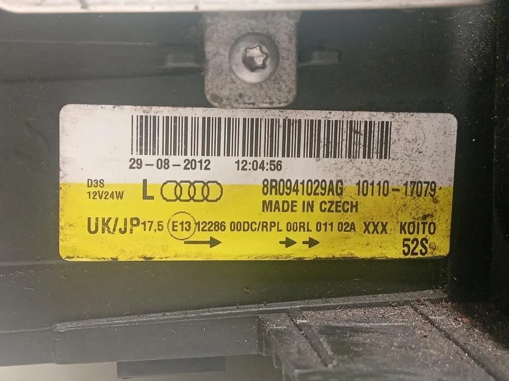 Proiettore ANT SX 8R0941029AG Audi Q5 8RB 2009