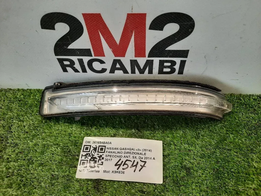 Fanalino Direzionale Specchio ANT SX 261654BA0A Nissan Qashqai II 2014