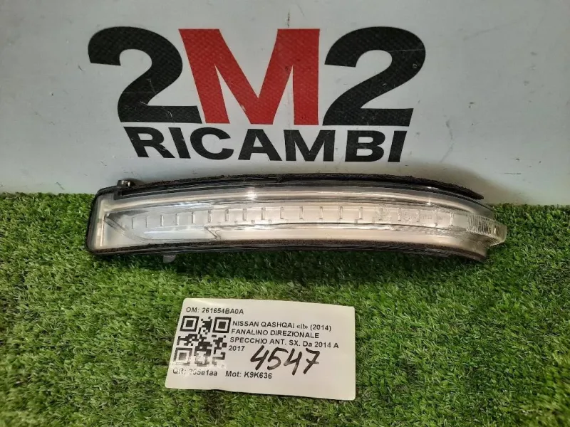Fanalino Direzionale Specchio ANT SX 261654BA0A Nissan Qashqai II 2014