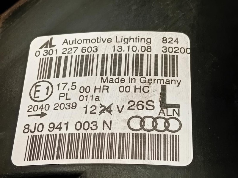 Proiettore ANT SX 8J0 941 003 N 8J0941003N Audi TT 8J3 2010