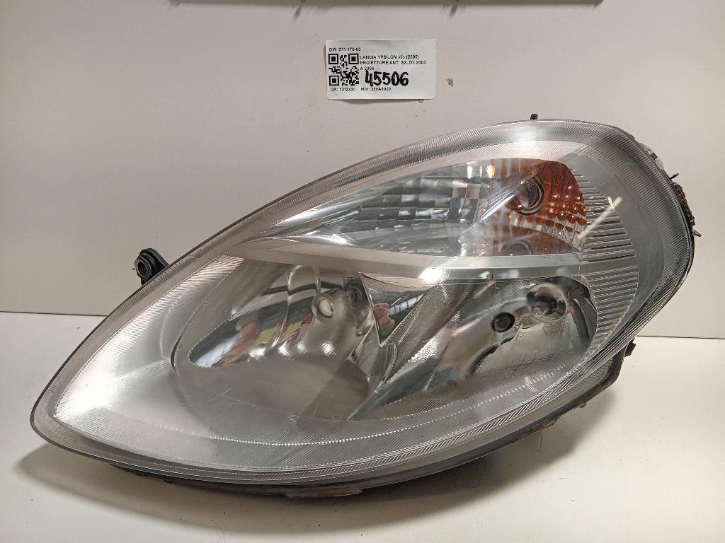 Proiettore ANT SX 51786654 Lancia Ypsilon II 2006