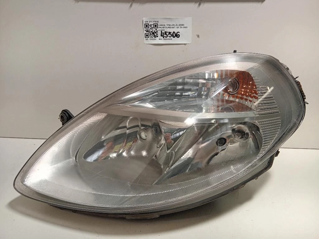 Proiettore ANT SX 51786654 Lancia Ypsilon II 2006